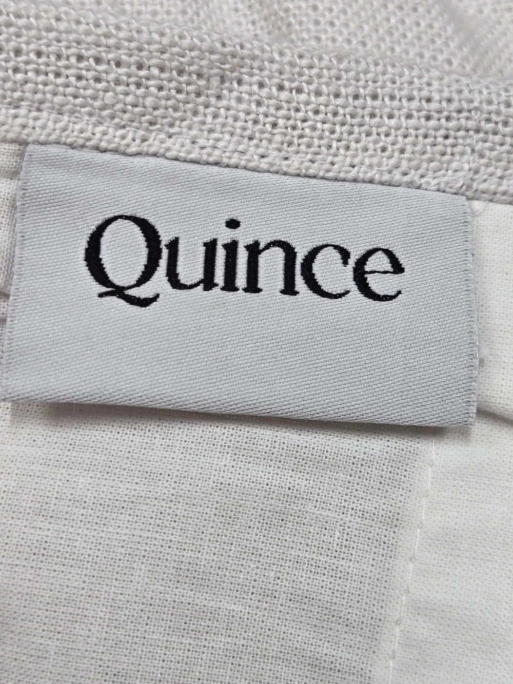 NWT QUINCE Set Of 2 48x96 Heavyweight European Linen Curtains Cloud 0203